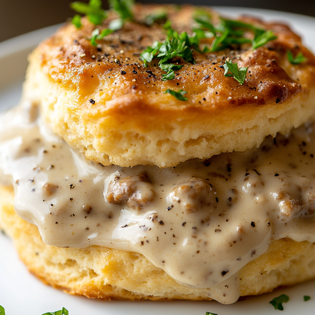 Southern-Style Biscuits & Sausage Gravy