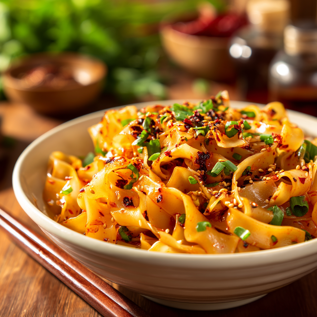 Quick and Easy 10-Minute Chili Oil Udon Noodles