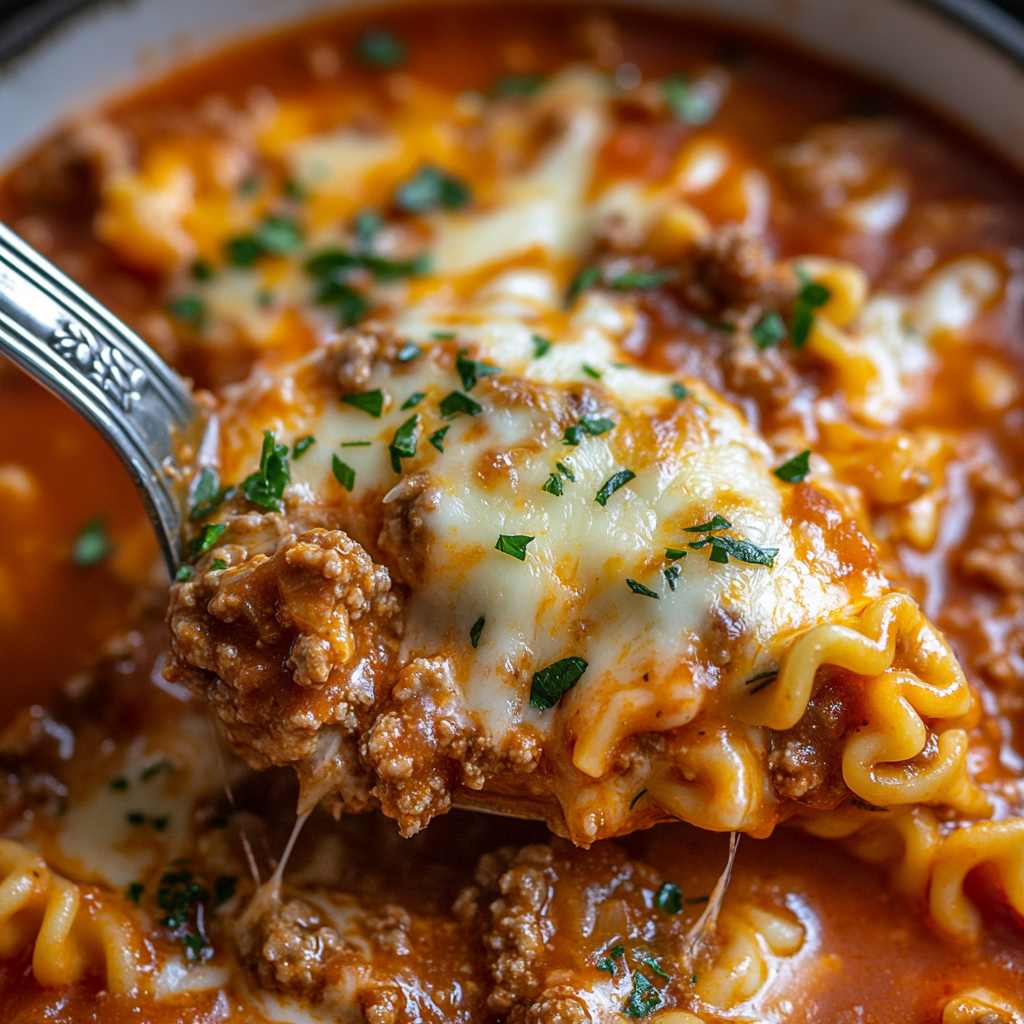 Keto Lasagna Soup