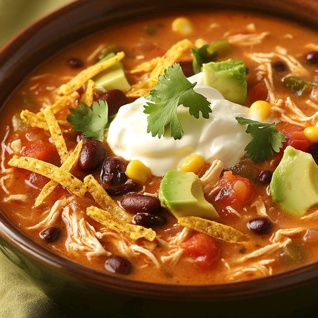 Slow-Cooker Chicken Tortilla Soup