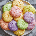Springtime Crinkle Cookies
