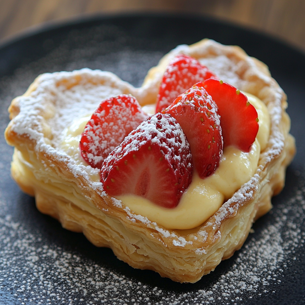 Strawberry Cream Danish