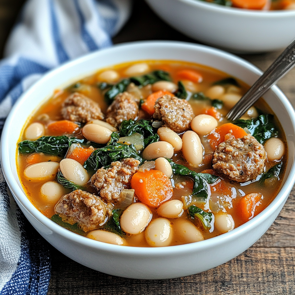 Italian Sausage Stew with White Beans