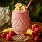 Strawberry Raspberry Banana Protein Smoothie