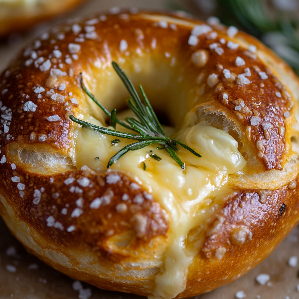 Mozzarella Stuffed Soft Pretzels