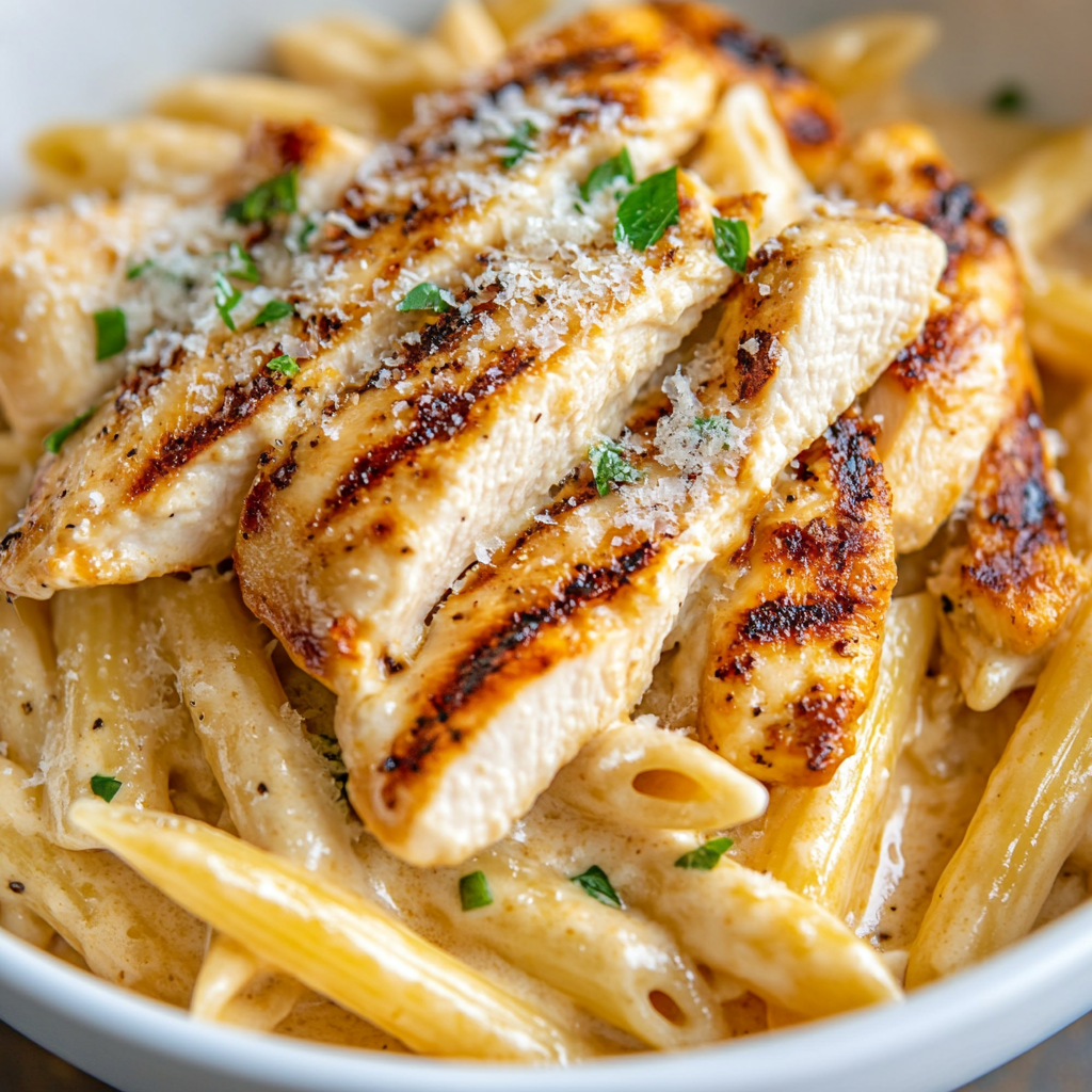 Creamy Cajun Chicken Penne Pasta