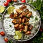 Dump-and-Bake Chicken Tzatziki with Rice Recipe