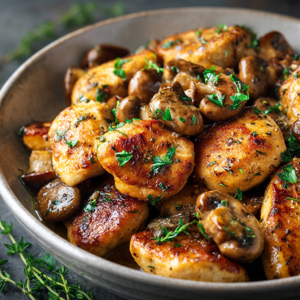 Easy and Flavorful Mushroom Chicken Recipe