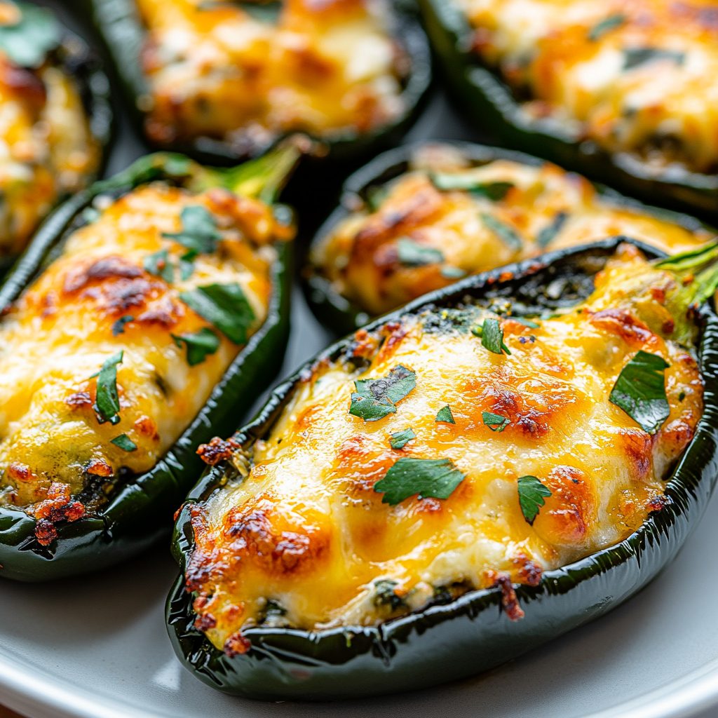 Stuffed Poblano Peppers