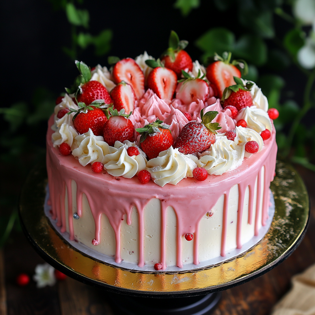 Strawberry Heaven on Earth Cake