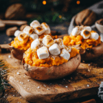 Air Fryer Stuffed Sweet Potatoes