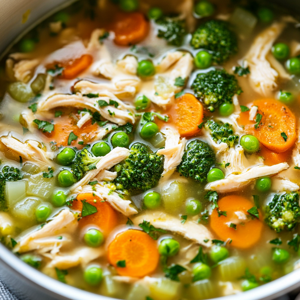 Healthy Immunity Boosting Chicken Detox Soup