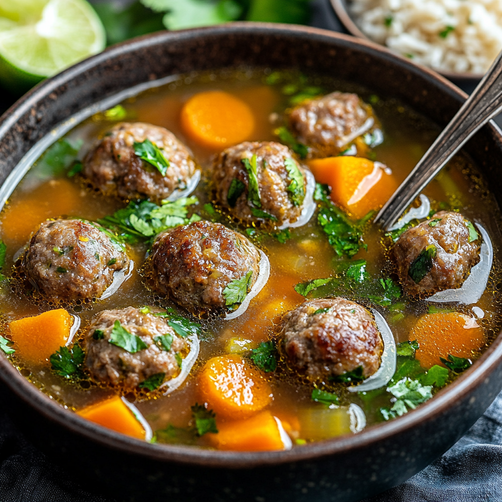 Sopa de Albóndigas (Meatball Soup)