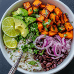 Sweet Potato Black Bean Rice Bowl