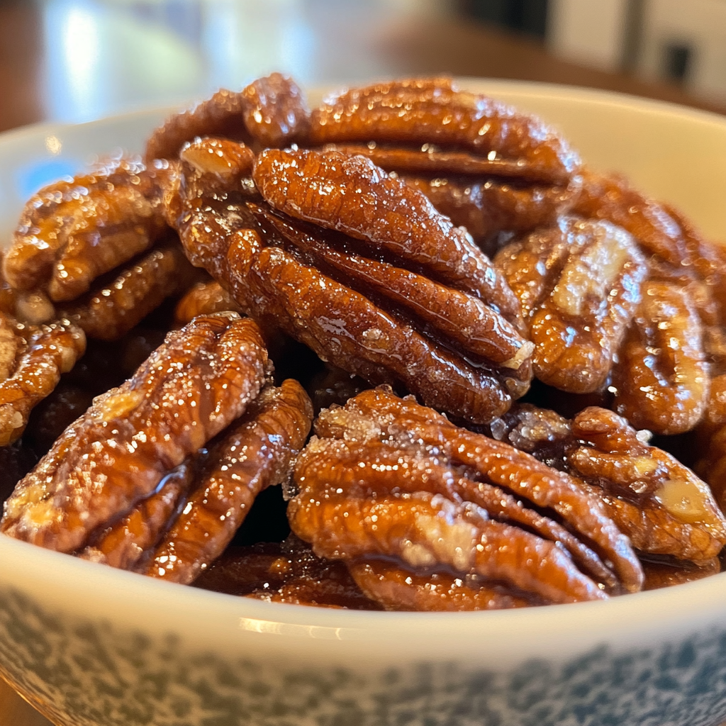 Air Fryer Candied Pecans