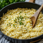 Garlic Parmesan Orzo Recipe