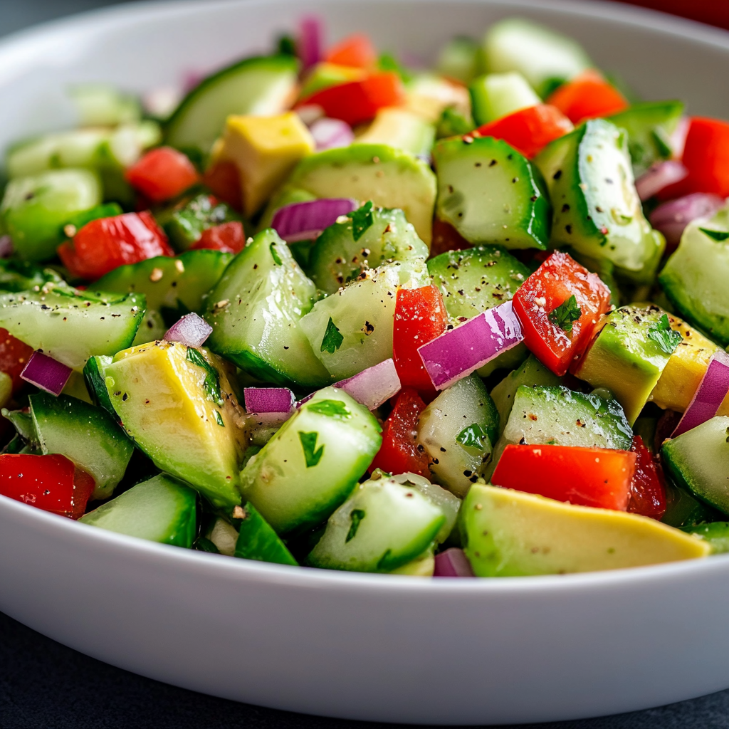 Easy Messy Avocado Summer Salad