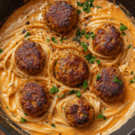 Creamy Spaghetti and Meatballs Recipe (Quick & Easy)