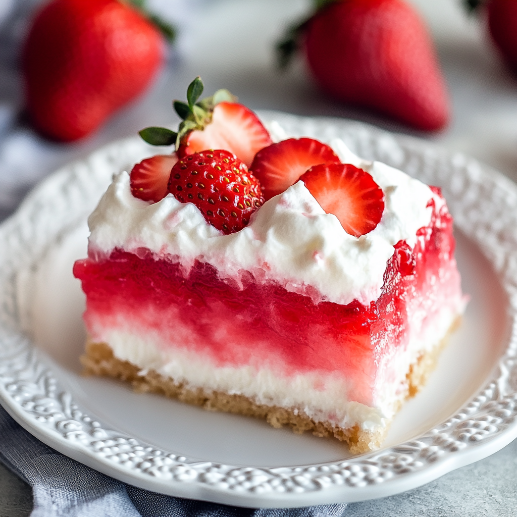Strawberry Poke Cake