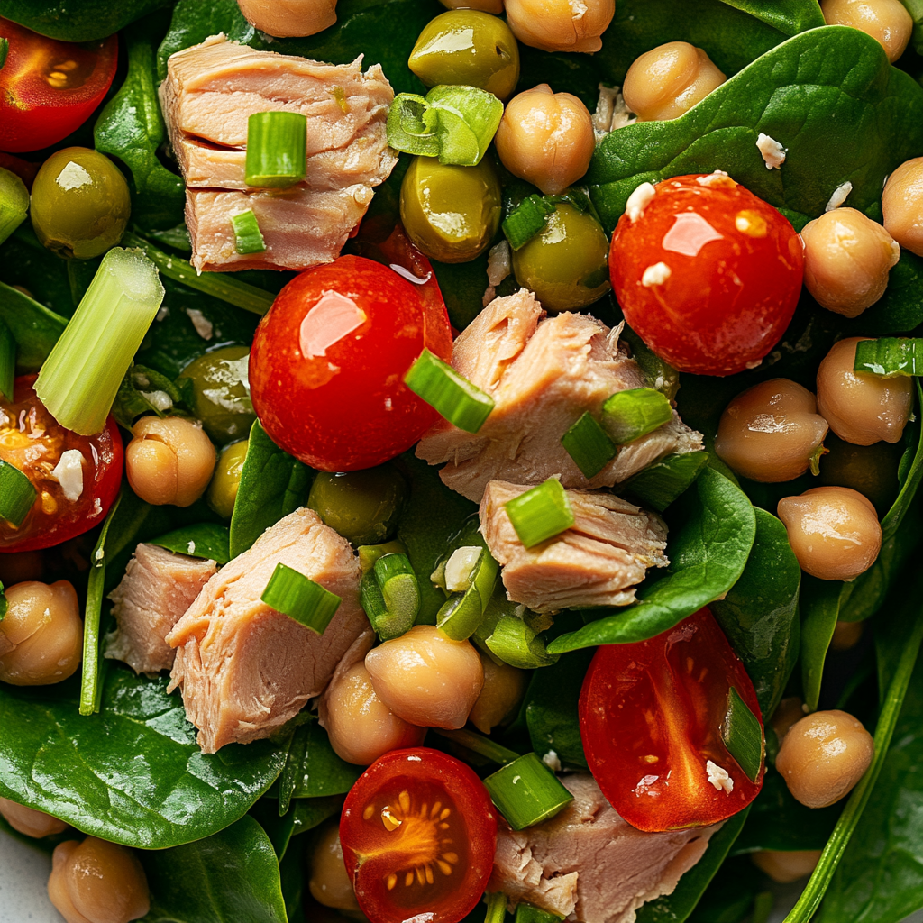 Chickpea Tuna Salad