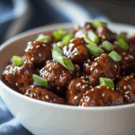 Asian Crockpot Meatballs