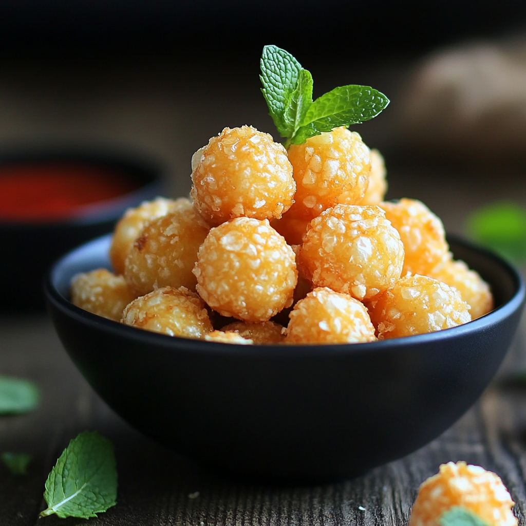 Cheese-Stuffed Potato Balls