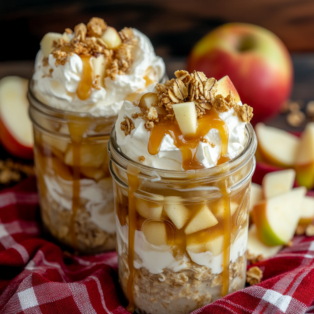 Caramel Apple Overnight Oats