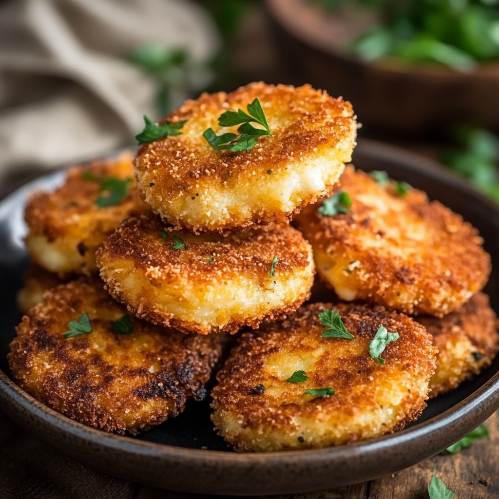 Crispy Cheesy Chicken Ranch Patties