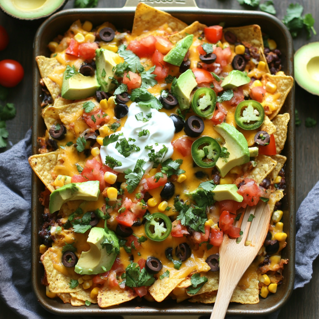 Loaded Sheet Pan Nachos