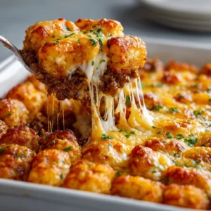 Easy Cowboy Casserole with Tater Tots Recipe