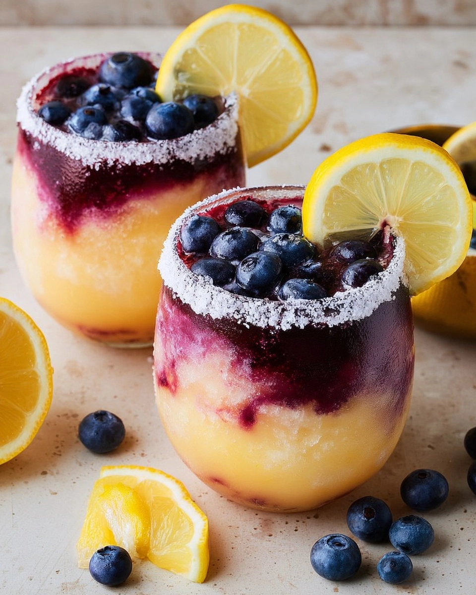 Blueberry Lemon Drop Slushies Recipe
