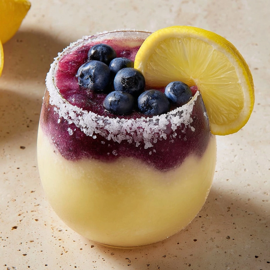 Blueberry Lemon Drop Slushies Recipe - Recipe Image