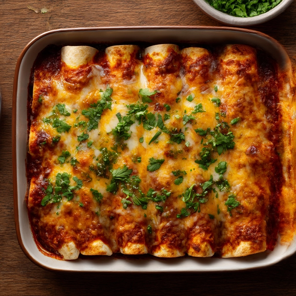 Low-Carb Chicken Enchiladas Recipe