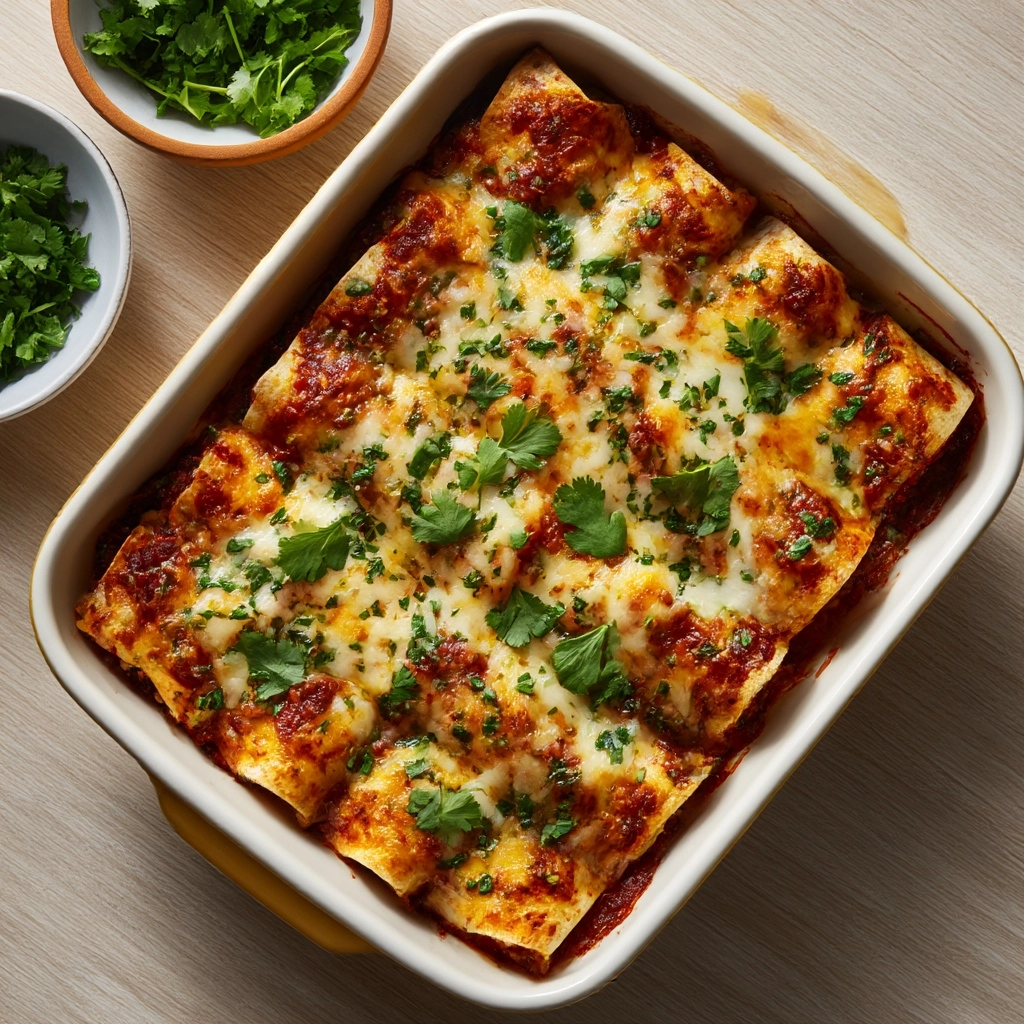 Low-Carb Chicken Enchiladas Recipe - Recipe Image