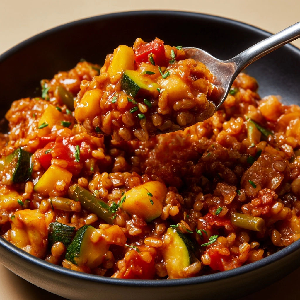 Pearl Barley Vegetable Risotto Recipe - Recipe Image