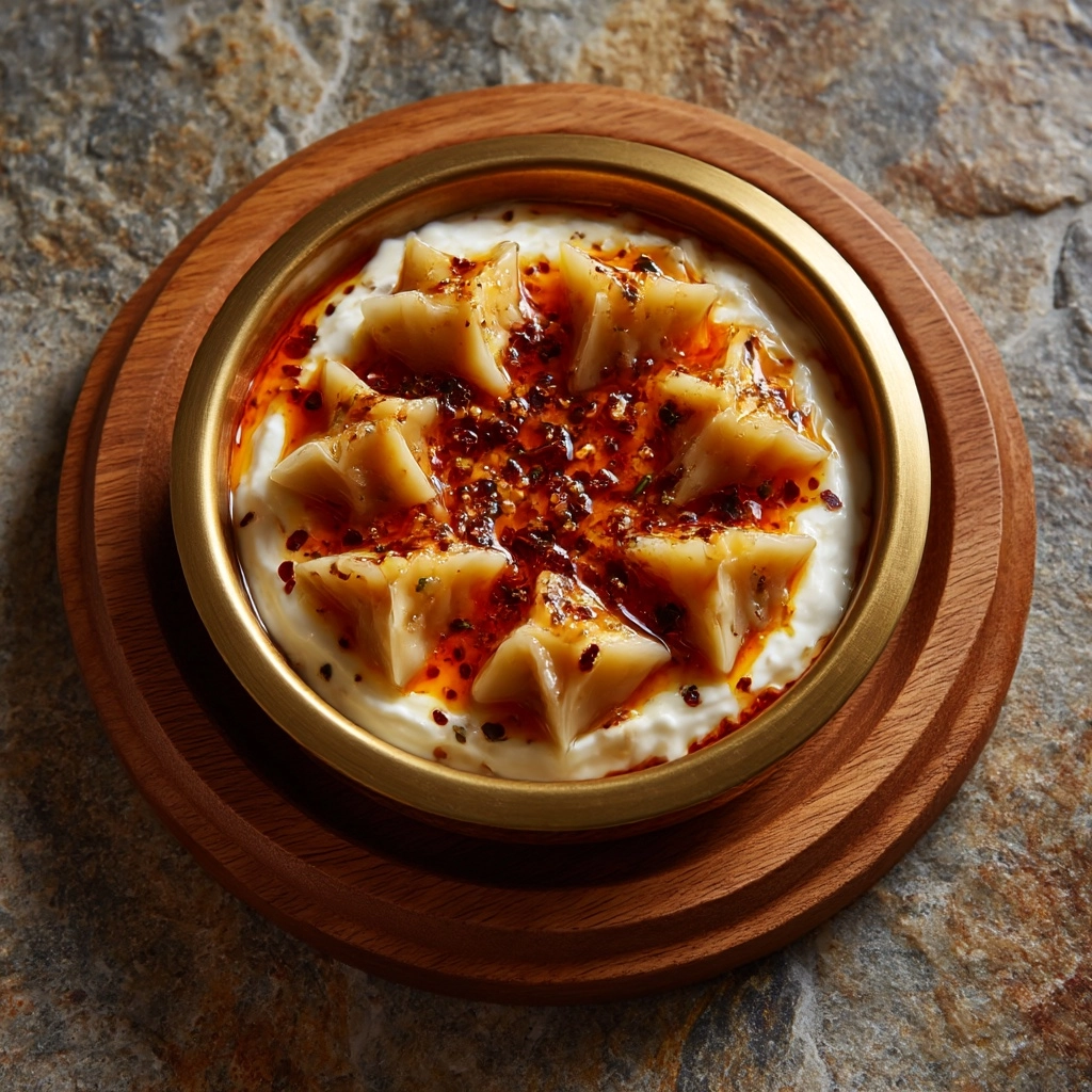 Red Kuri Squash and Goat’s Cheese Manti Recipe - Recipe Image