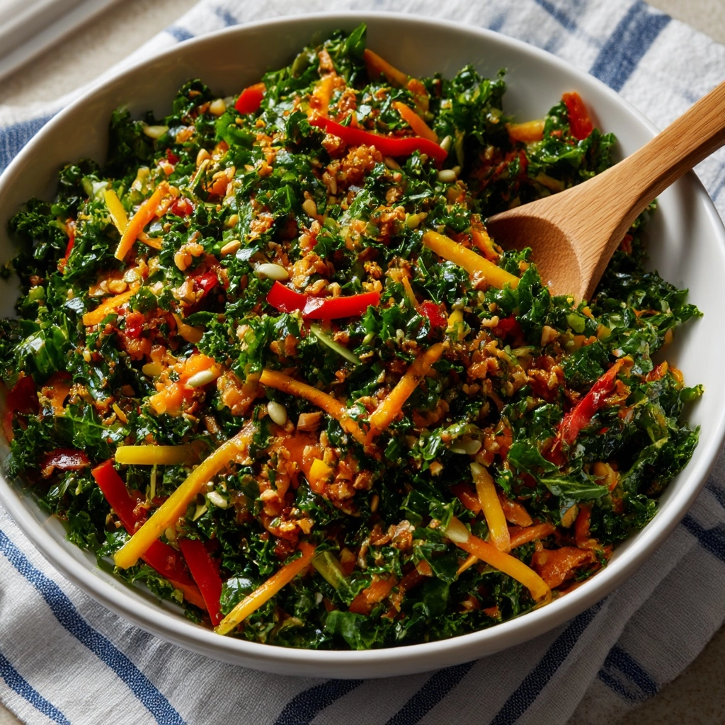 Chopped Thai Salad with Sesame Garlic Dressing Recipe