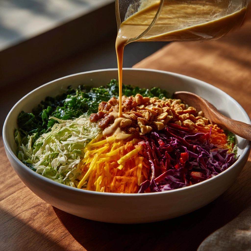 Chopped Thai Salad with Sesame Garlic Dressing Recipe - Recipe Image