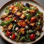 Lentil and Roasted Eggplant Salad Recipe