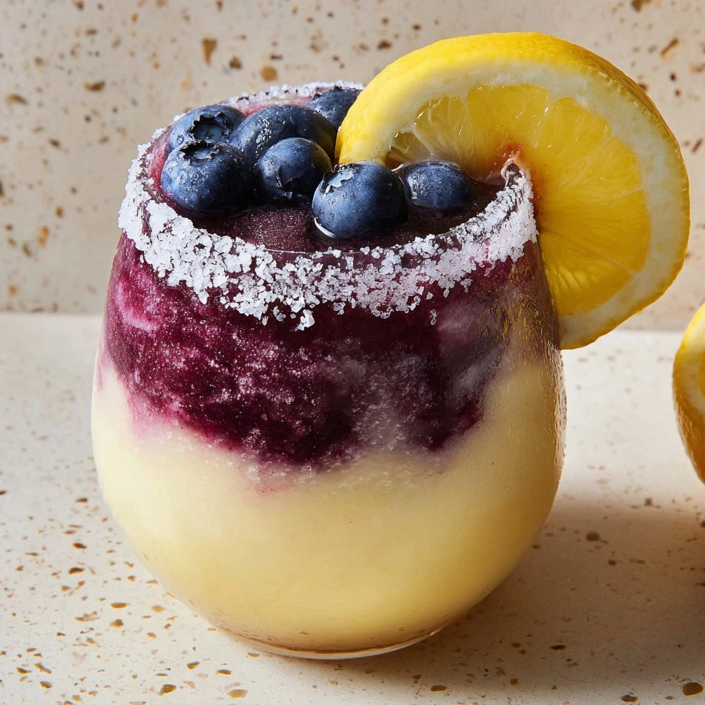 Blueberry Lemon Drop Slushies Recipe - Recipe Image