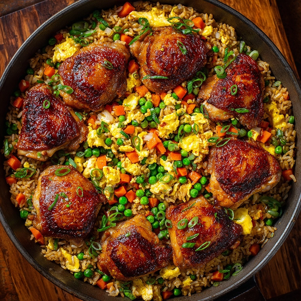  Bang Bang Chicken Fried Rice  - Recipe Image