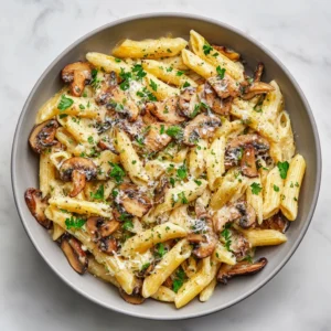 Garlic Mushroom Pasta Recipe