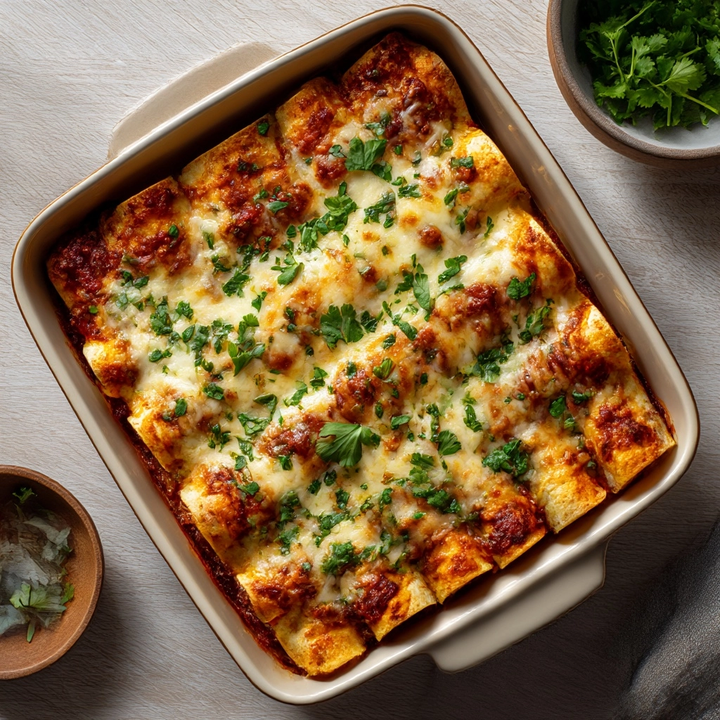 Low-Carb Chicken Enchiladas Recipe - Recipe Image