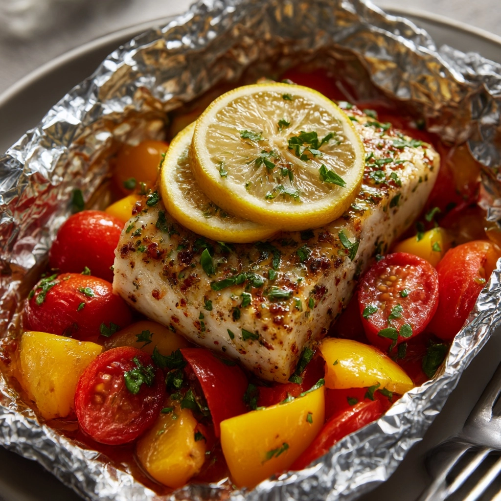 Mediterranean Fish Foil Packets Recipe - Recipe Image