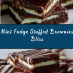 Mint Fudge Stuffed Brownies Recipe