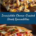 Cheese-Crusted Steak Quesadillas Recipe