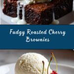 Roasted Cherry Brownies Recipe