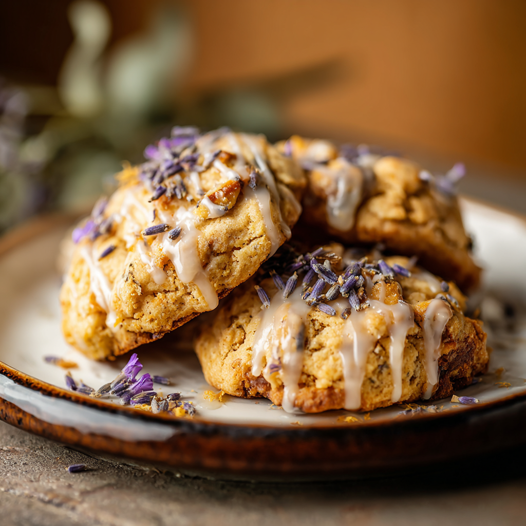 Lavender Honey Crunch Cookies 6 Lavender Honey Crunch Cookies