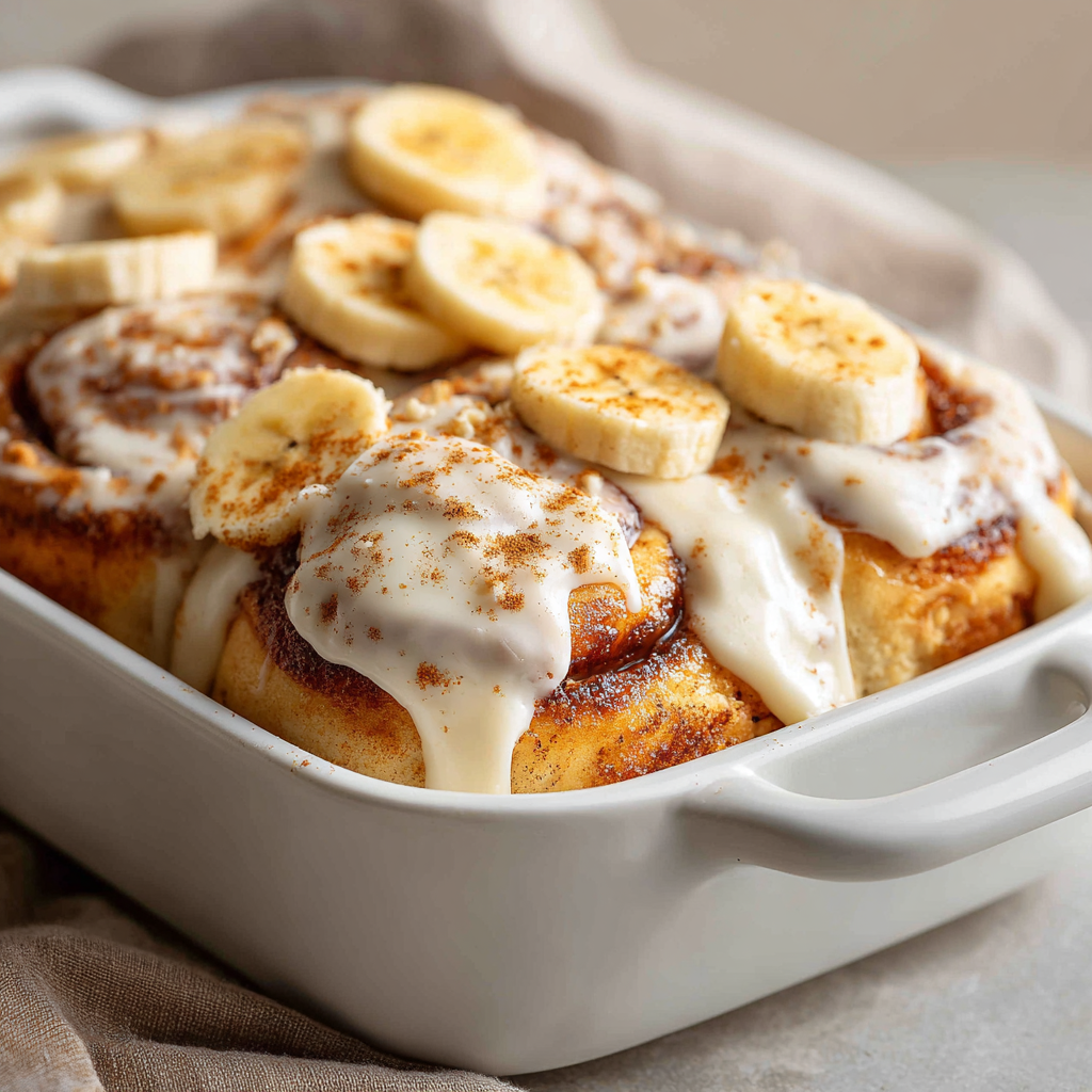 Banana Bread Cinnamon Rolls