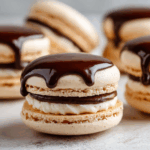 Boston Creme Pie Macarons